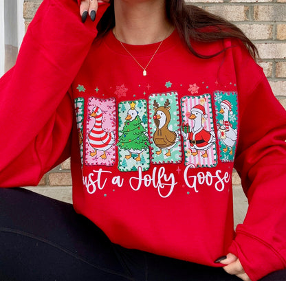 Just a Jolly Goose Crewneck Sweatshirt