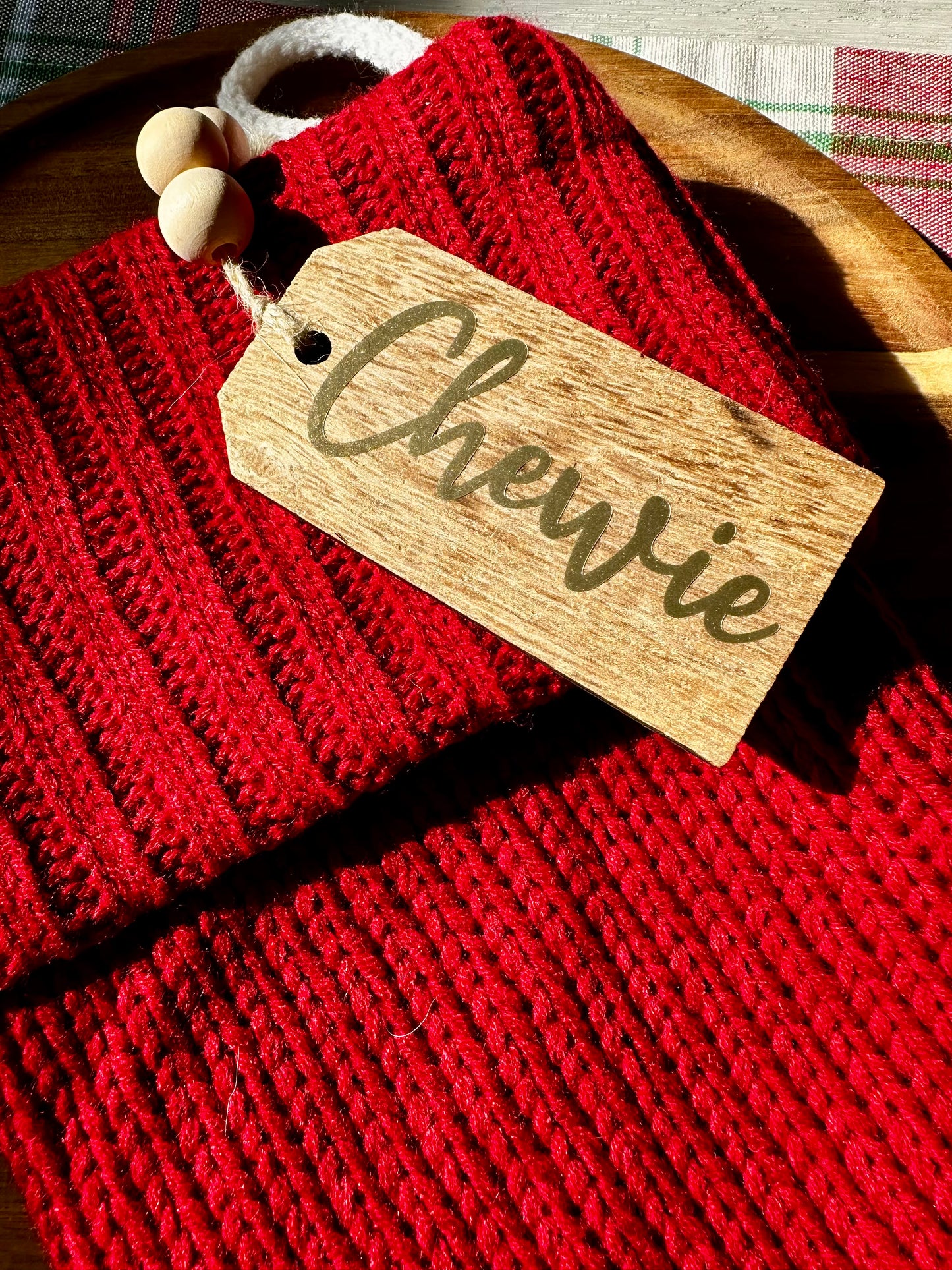 Personalized Stocking Tag