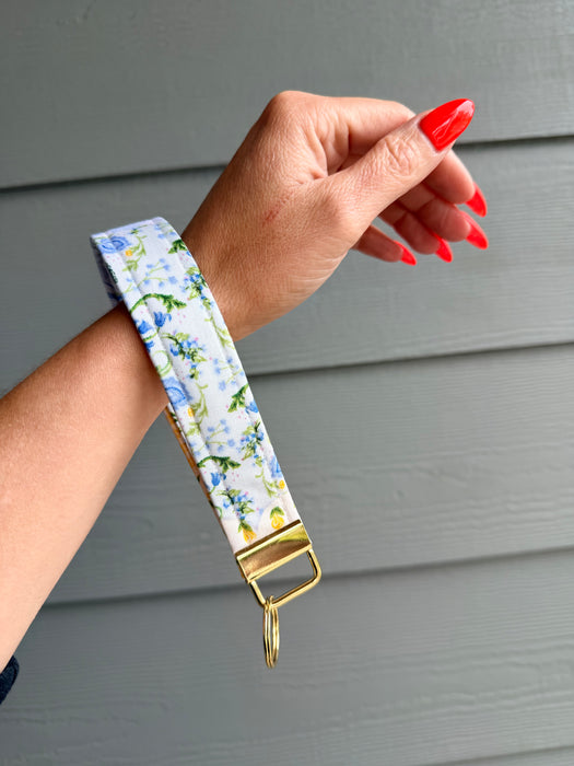 Yellow Patchwork Wristlet