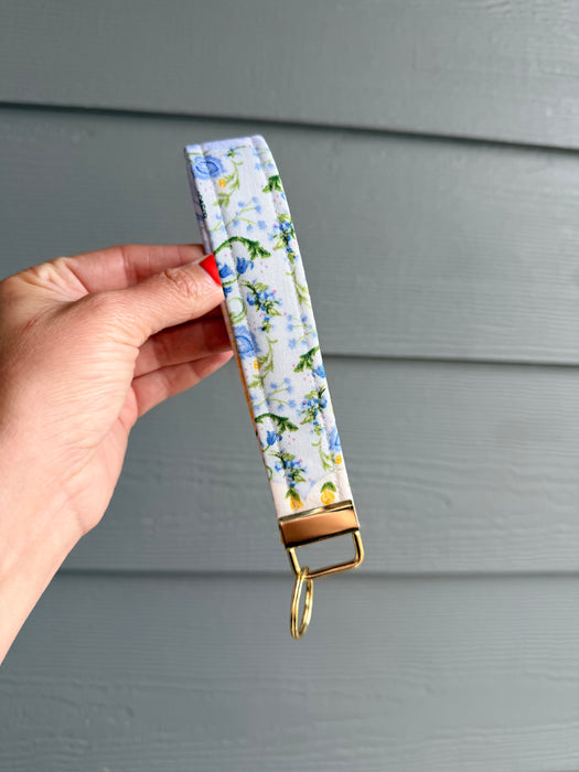 Yellow Patchwork Wristlet
