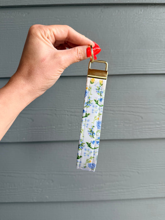 Yellow Patchwork Wristlet
