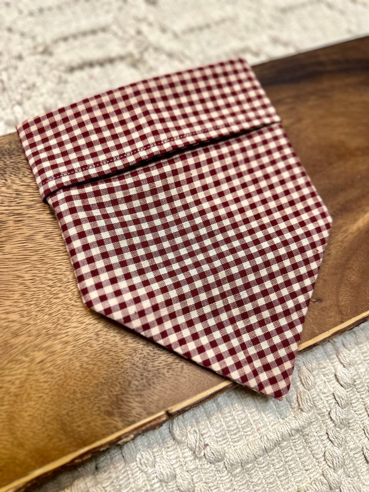 Merry Merlot Gingham