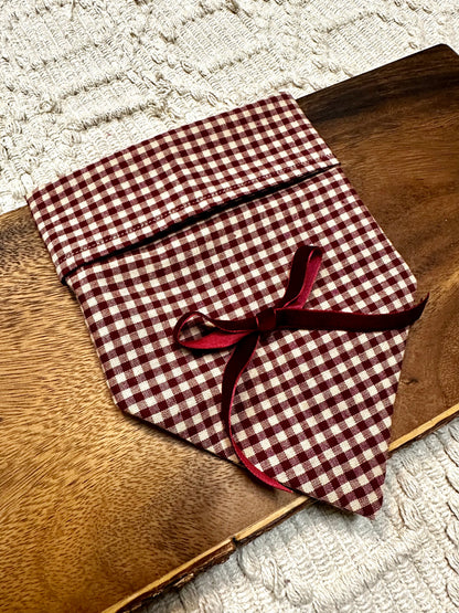 Merry Merlot Gingham