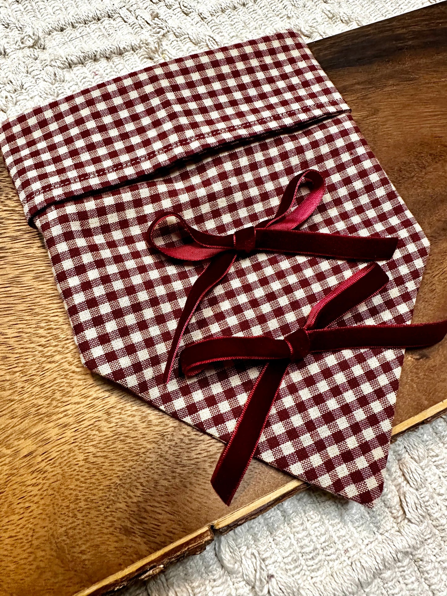 Merry Merlot Gingham