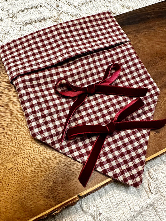Merry Merlot Gingham