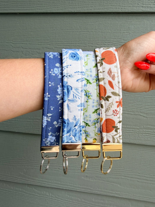 Fall Pumpkin Wristlet
