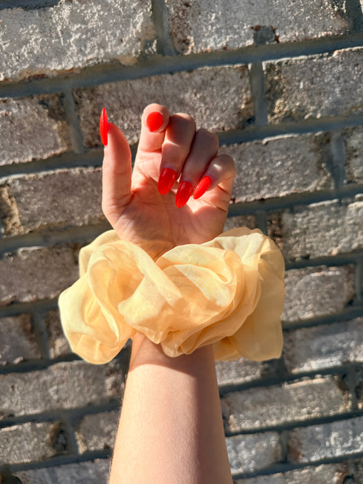 Jumbo Organza Scrunchie