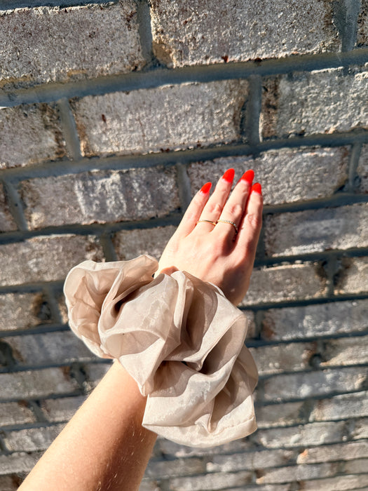 Jumbo Organza Scrunchie