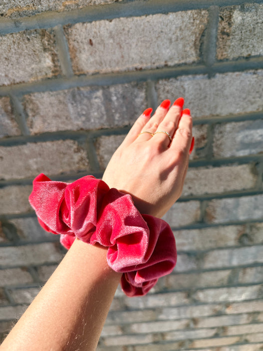 Oversized Velvet Scrunchie