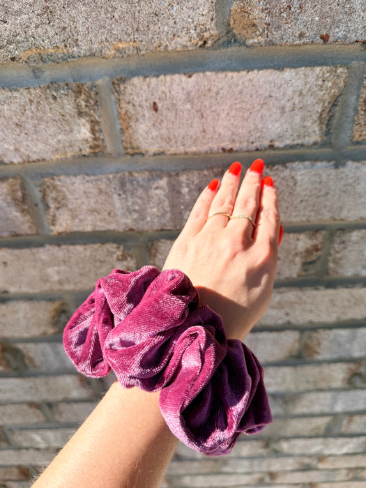 Oversized Velvet Scrunchie