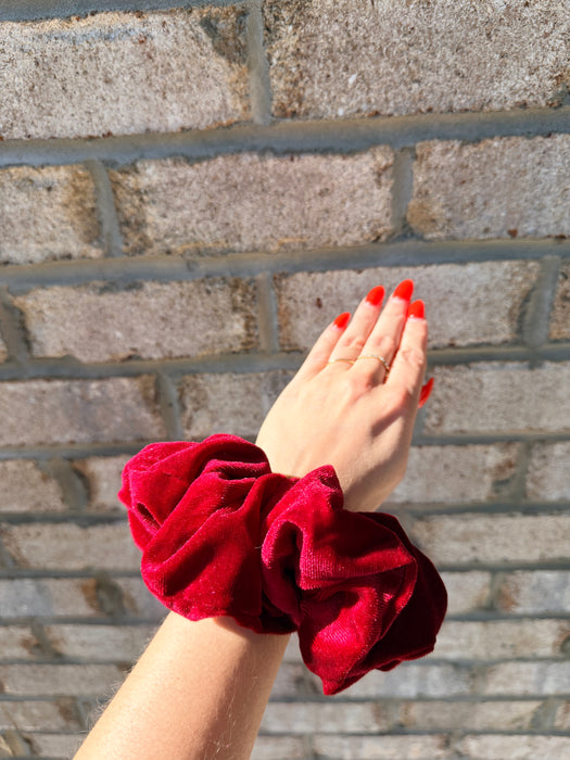 Oversized Velvet Scrunchie