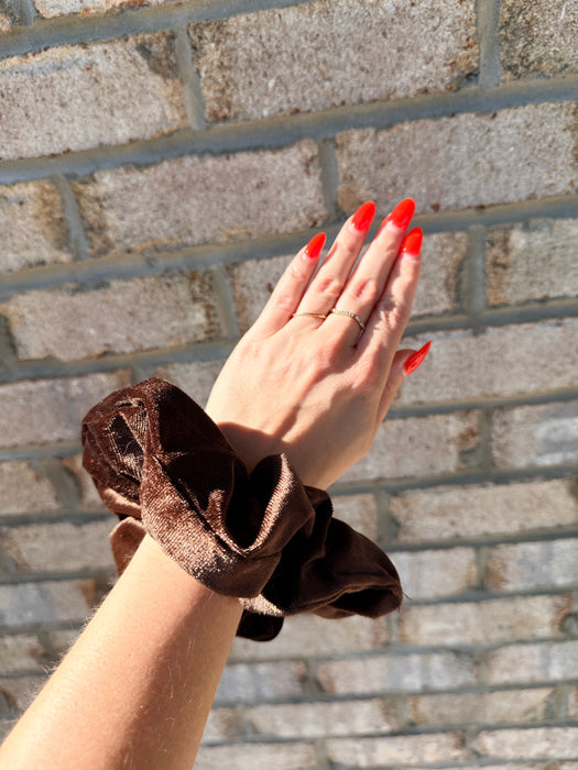 Oversized Velvet Scrunchie