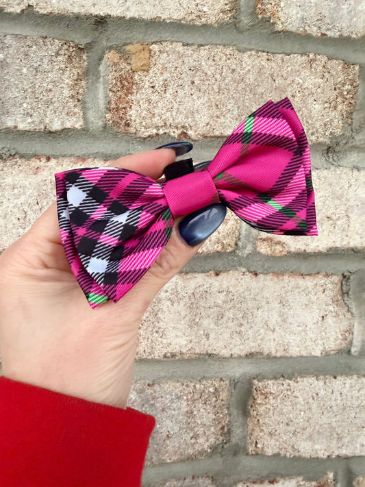 Dapper Plaid Bow Tie