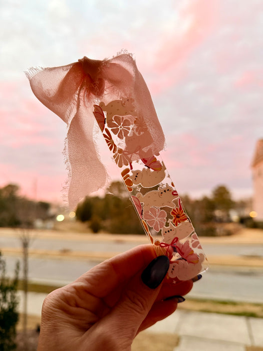 Kitty Blossom Bookmark