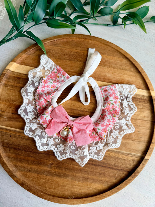Floral Lace Bow Bandana