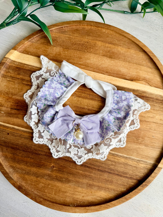 Floral Lace Bow Bandana