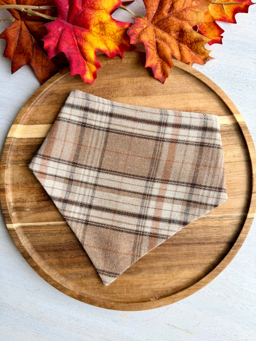Cider & Spice Plaid Bandana