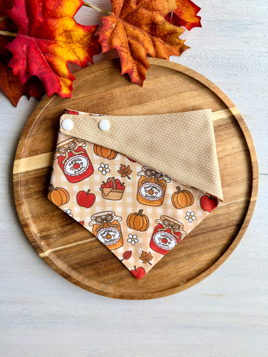 Pumpkin Jam Reversible Bandana