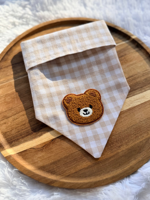 Gingham Teddy - Large