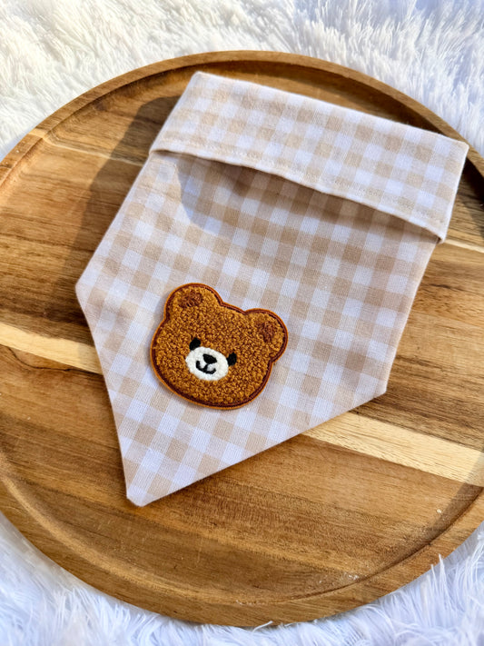 Gingham Teddy - Large