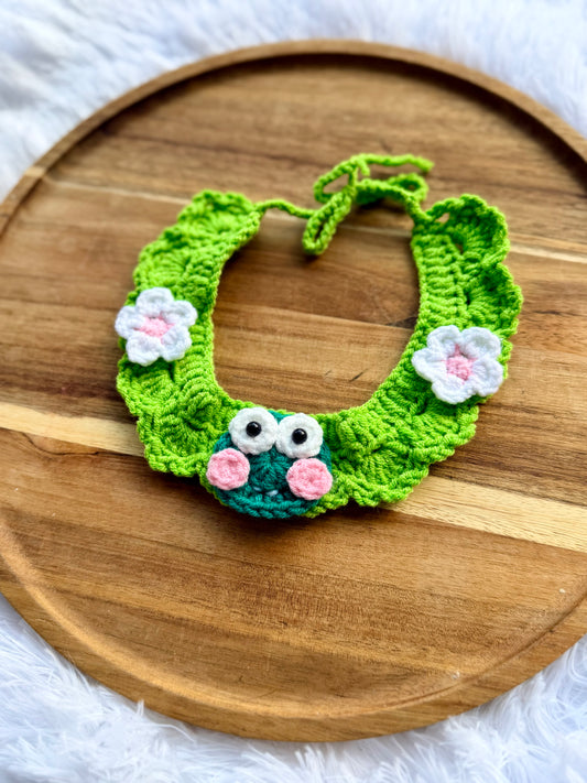 Froggy Crochet Bandana