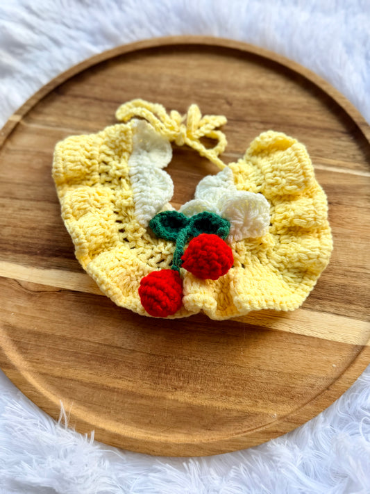 Cherry Pie Crochet Bandana