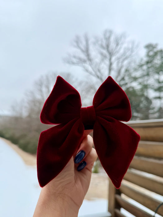 Cherry Red Charm Sailor Bow