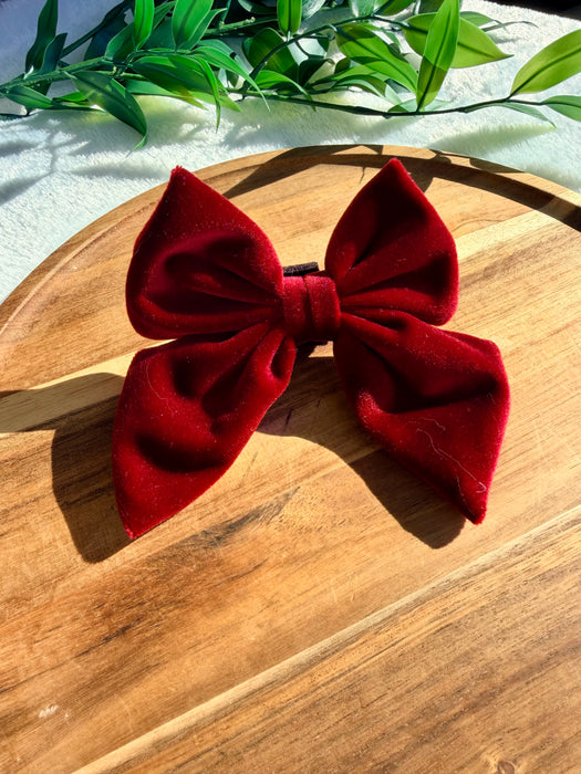 Cherry Red Charm Sailor Bow