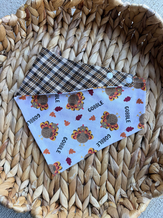Gobble Gobble Reversible Bandana