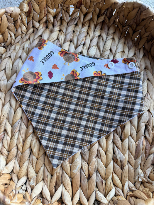 Gobble Gobble Reversible Bandana