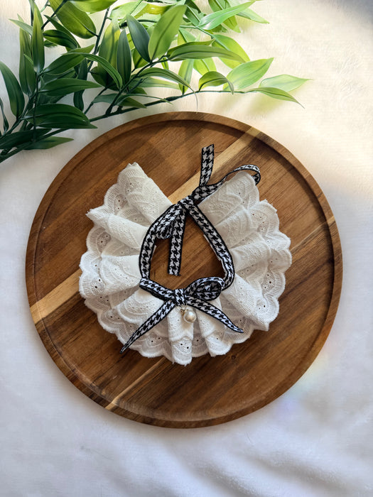 Lace Gingham Bandana