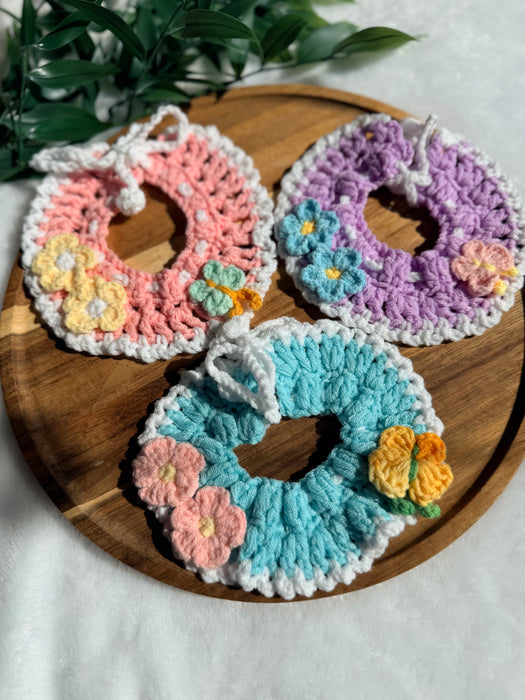 Butterfly Garden Crochet Bandana
