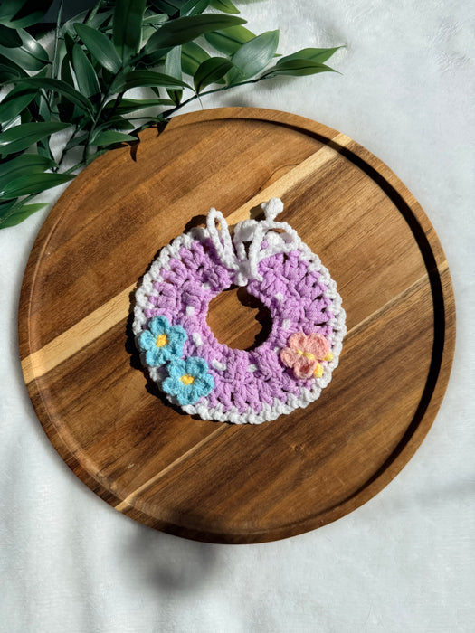 Butterfly Garden Crochet Bandana