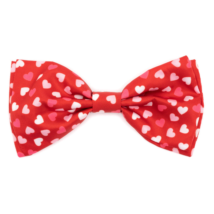 Cupid Bow Tie: Red / Large