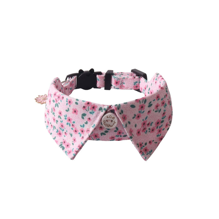 Mokka - Floral Chic Cat Collar: Purple