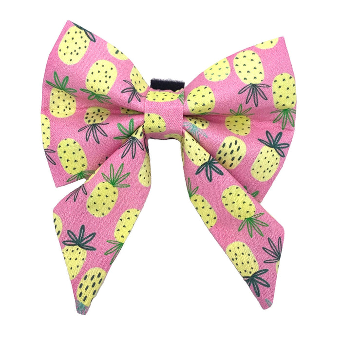 Pink Pineapple Sailor Bow