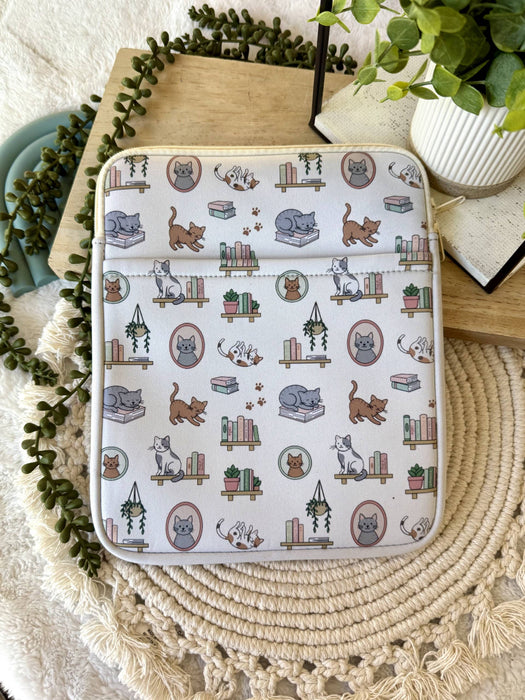 8x10 Cat Book Sleeve | Book Sleeve | Kindle Storage