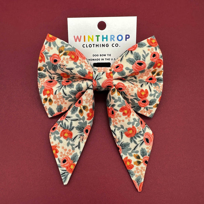Rose Sailor Dog Bow : Large