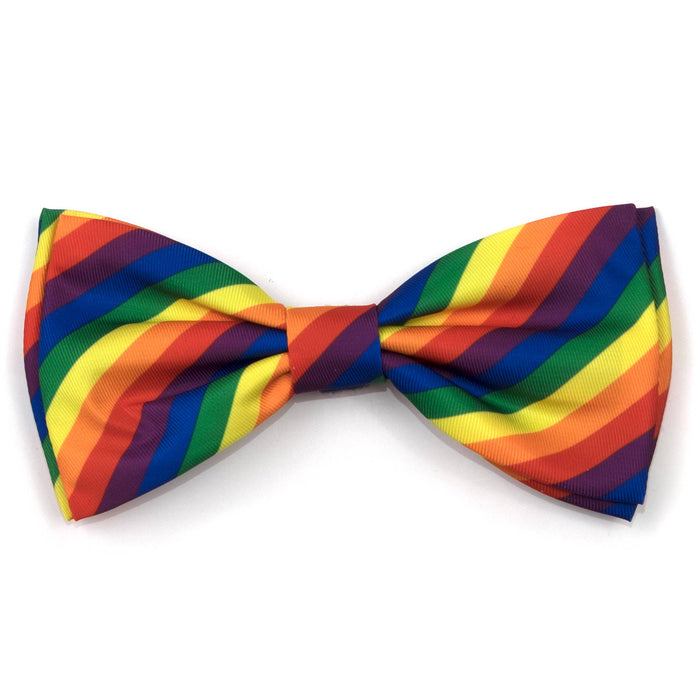 Rainbow Bow Tie: Multicolored / Small